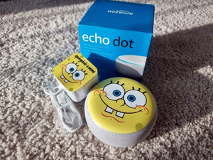 Amazon Echo Dot (Spongebob Fan Art)