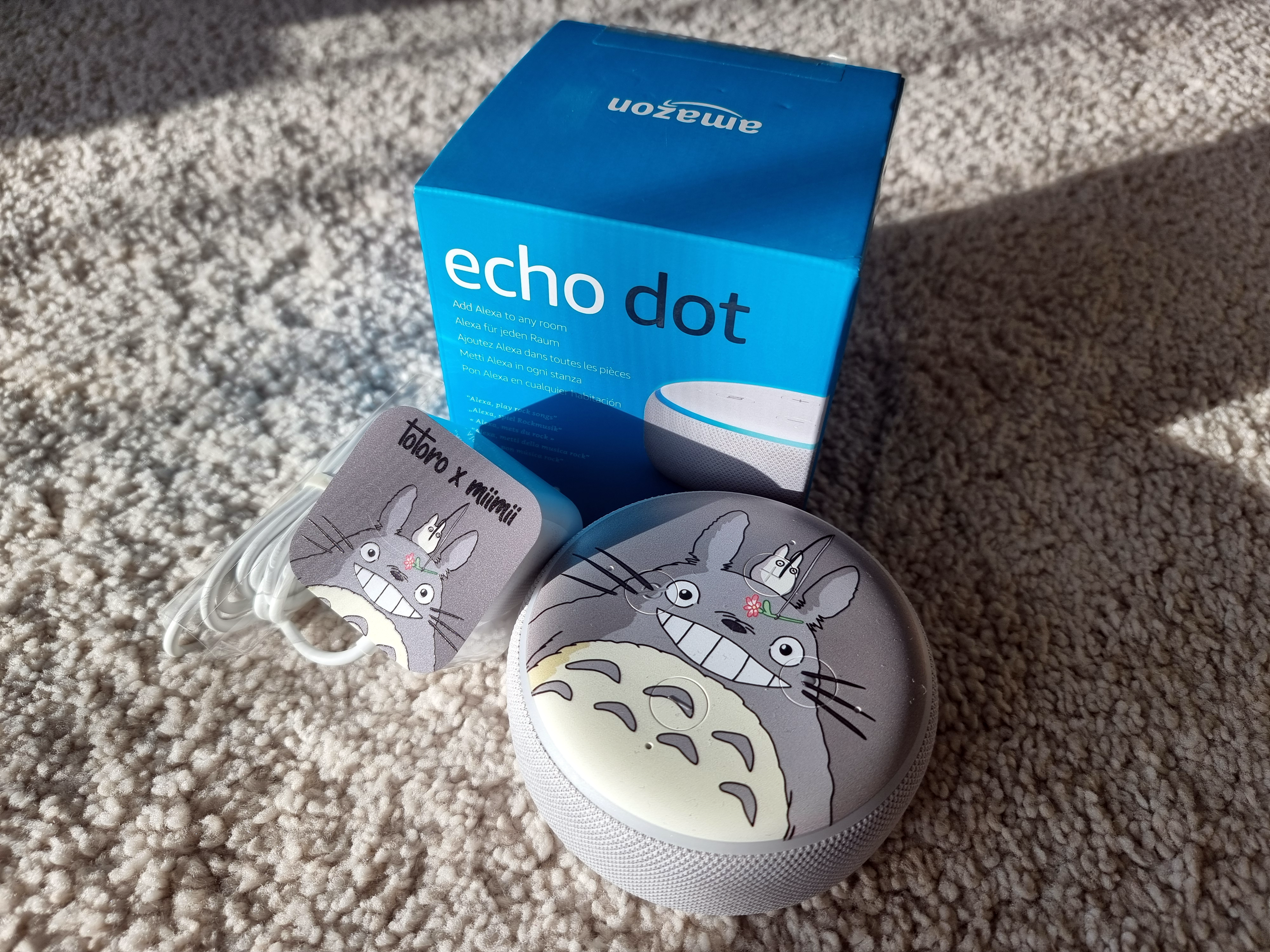 Amazon Echo Dot (Totoro Fan Art)