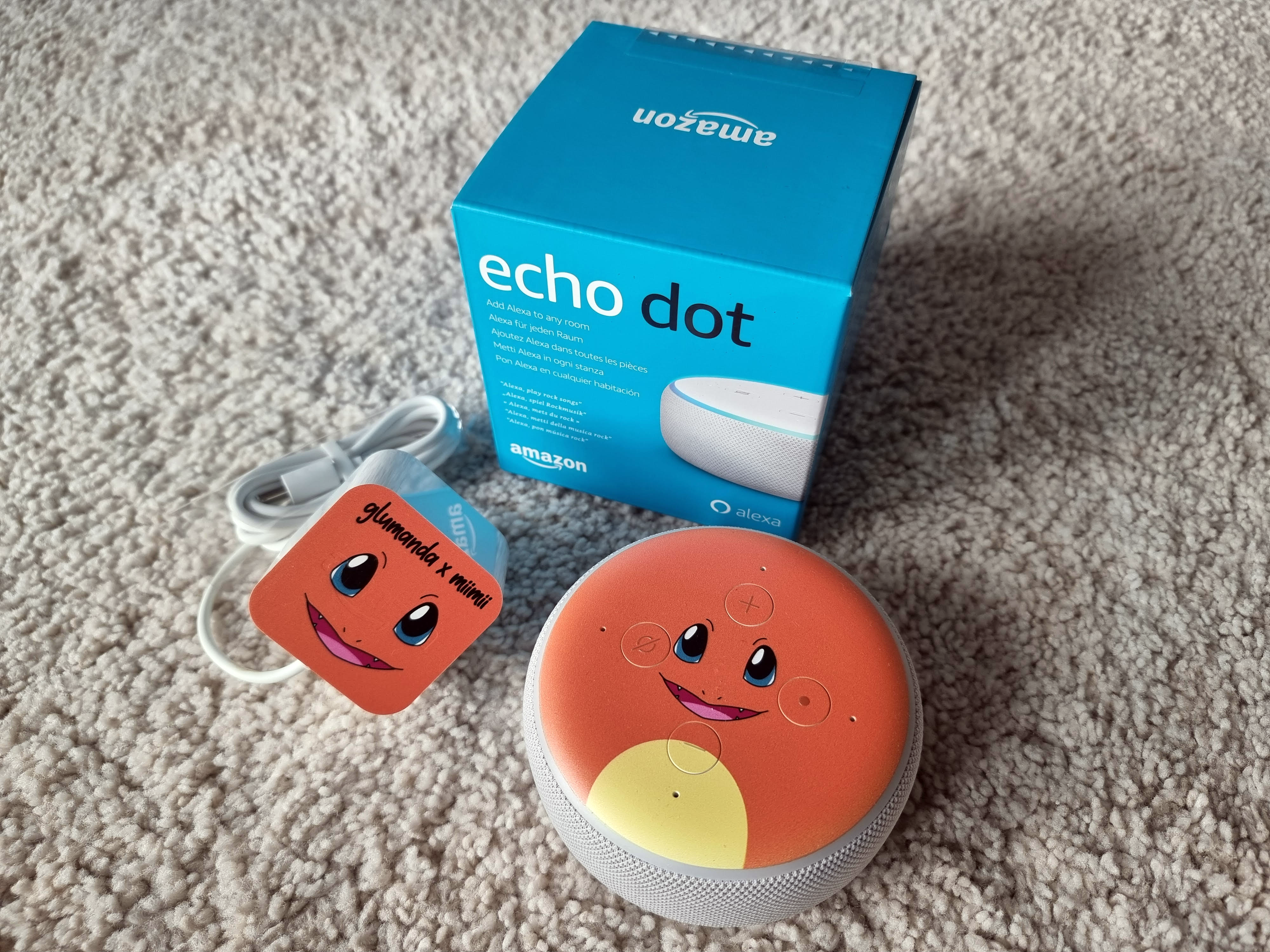 Amazon Echo Dot (Glumanda Fan Art)